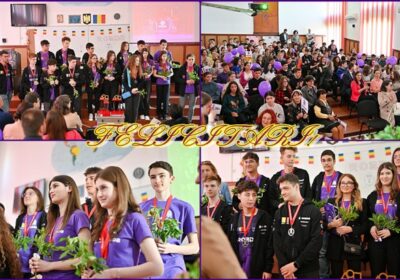 Momente de AUR ieri la C.N.”Mihai Viteazul”! Au venit acasa VICECAMPIONII MONDIALI