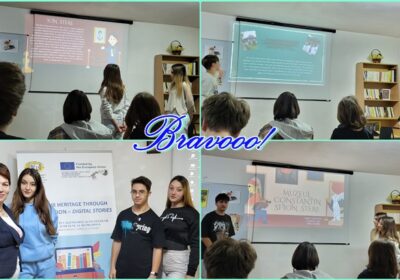 Liceul Tehnologic Agricol Barcanesti, pe podiumul Concursului „Digital Stories – Our Cultural Heritage”. Una dintre echipe, LOCUL I