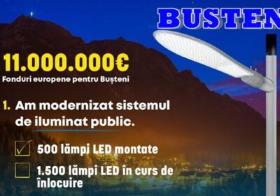 Bustenii se modernizeaza: 2.000 de sisteme de iluminat LED se monteaza in oras!