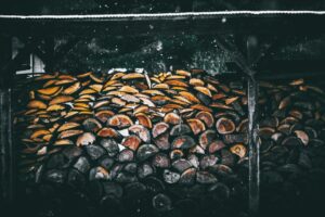 Photo preserving potatoes