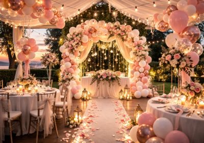 Cum se decorează o nuntă cu baloane?