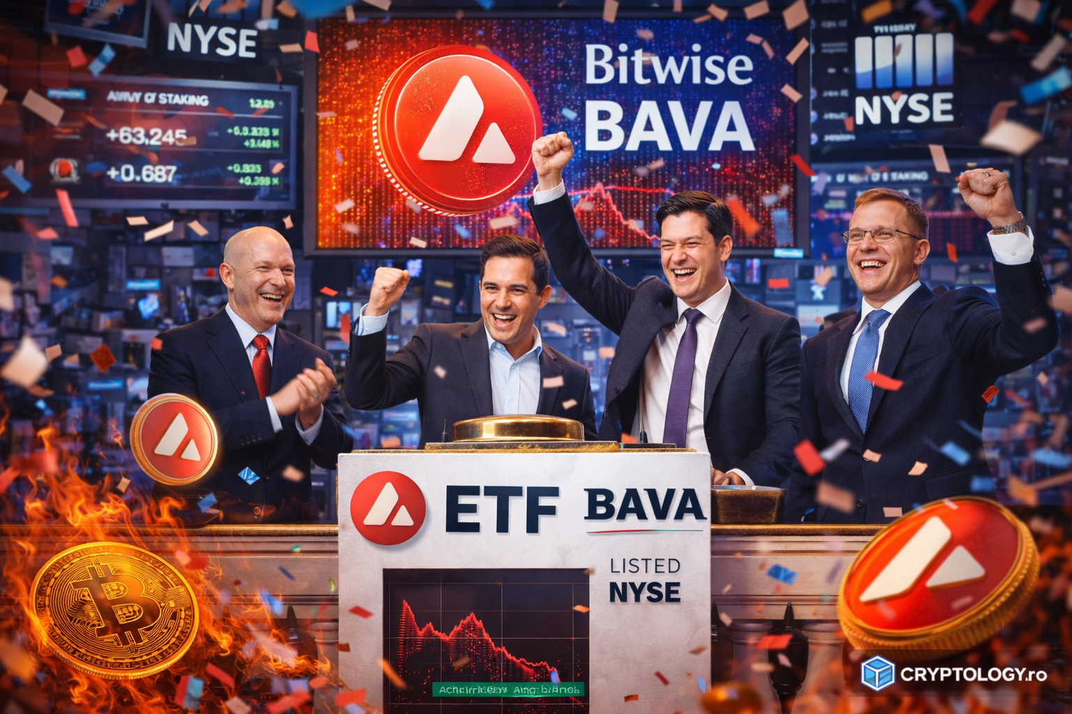BAVA, primul ETF Avalanche cu staking din Statele Unite, a debutat pe bursa din New York
