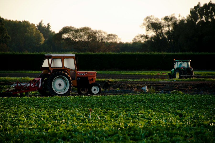 Photo modern agriculture techniques